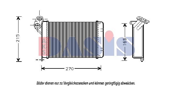 AKS DASIS Lämmityslaitteen kenno 059080N